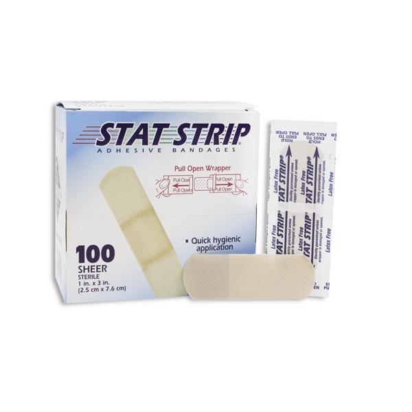 Bandage Adhesive Strip Plastic Film Stat Strip 1x3